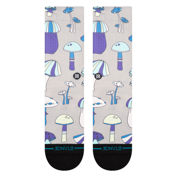Stance Sock Microbial Crew String Grey