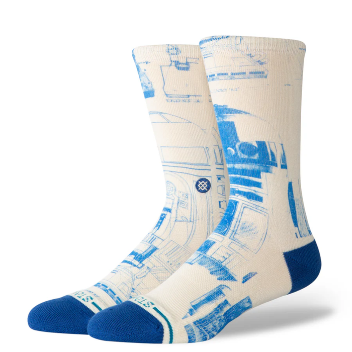 Stance Sock R2 D2 Star Wars Crew Canvas
