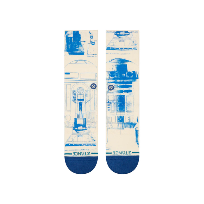 Stance Sock R2 D2 Star Wars Crew Canvas