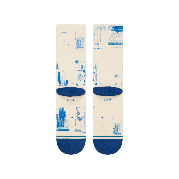 Stance Sock R2 D2 Star Wars Crew Canvas