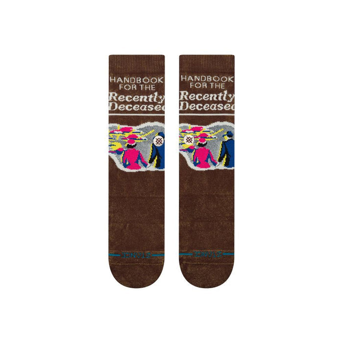 Stance Sock Recently Deceased crew brown