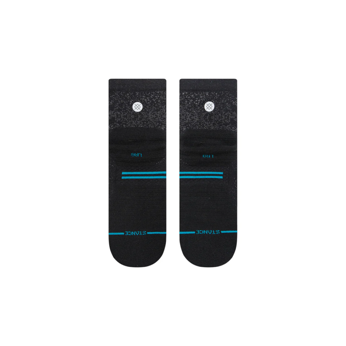 Stance Sock Run Light Quarter Black
