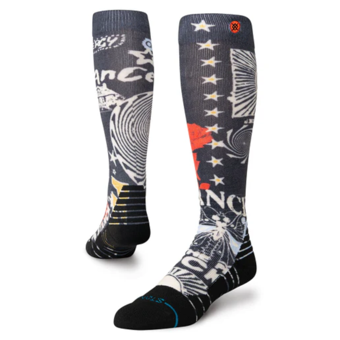 Stance Sock Snowboard Brand Love Mid Poly Black