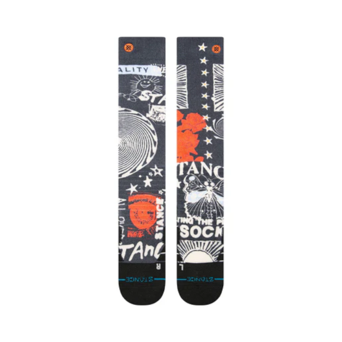 Stance Sock Snowboard Brand Love Mid Poly Black