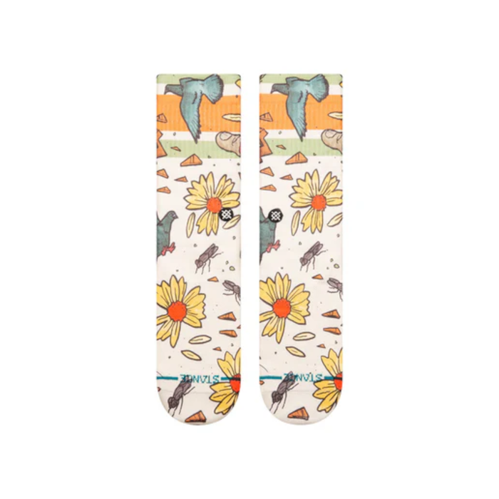 Stance Sock Trashed Off White