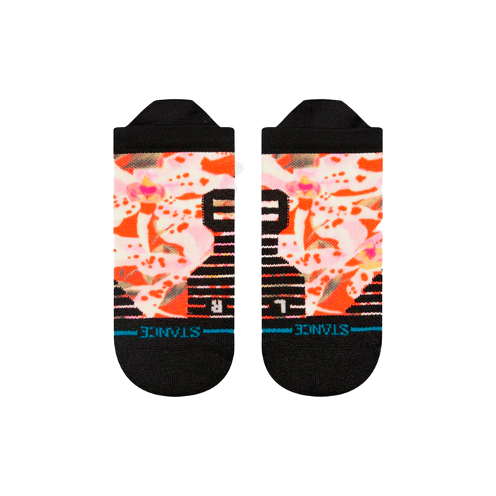 Stance Sock Women Encyclia Mid Tab Black Red