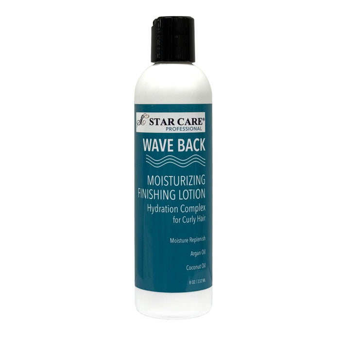 Star Care Professional Wave Back Moisturizing Finishing Lotion for Curly Hair 8oz/ 232ml
