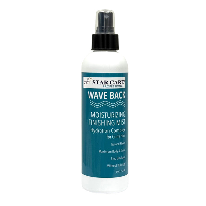Star Care Professional Wave Back Moisturizing Finishing Mist for Curly Hair 8oz/ 232ml