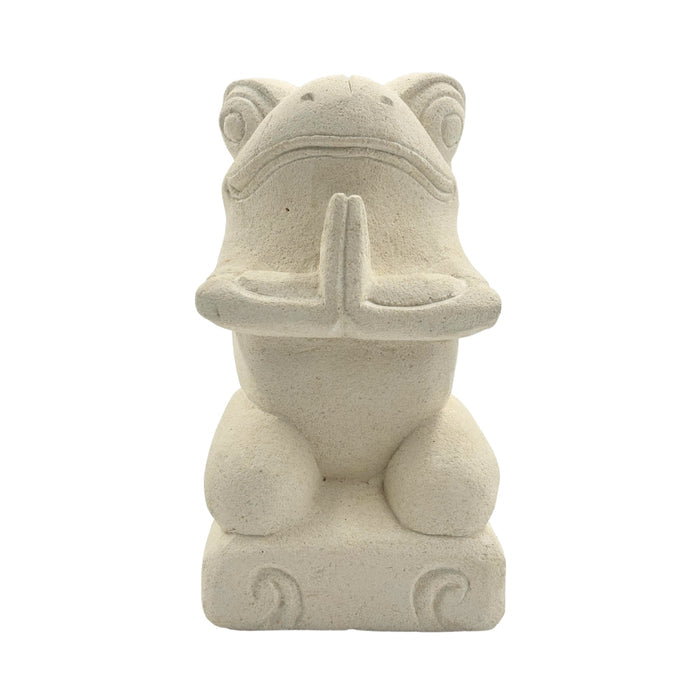 Statue - Praying Frog, Medium