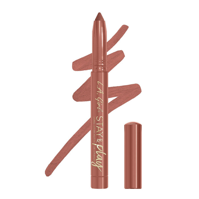 La Girl Cosmetics Lipstick Product Stay And Play Lip Crayon