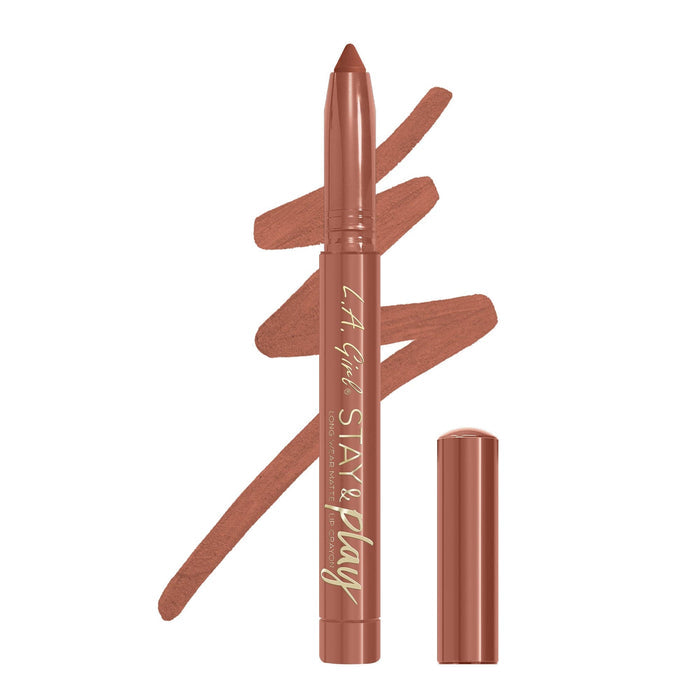 La Girl Cosmetics Lipstick Product Stay And Play Lip Crayon