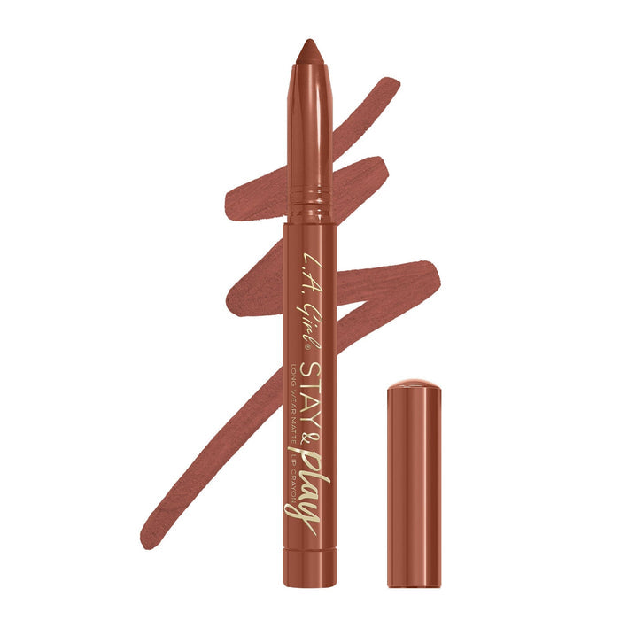 La Girl Cosmetics Lipstick Product Stay And Play Lip Crayon