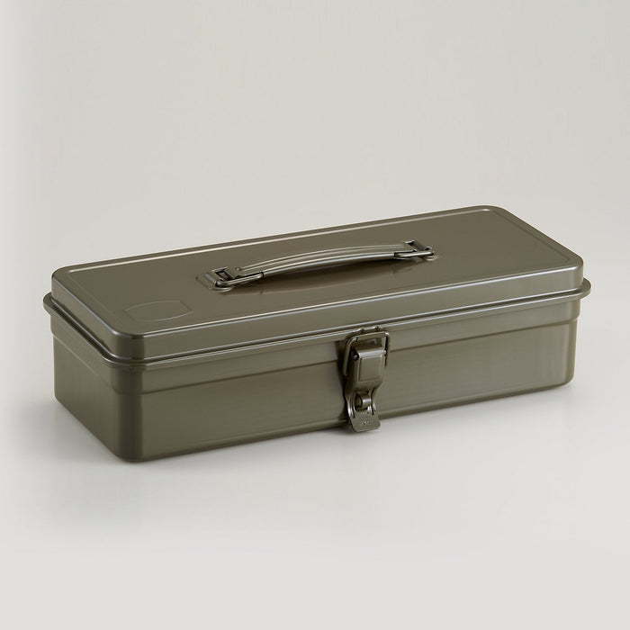 Steel Toolbox with Top Handle and Flat Lid - T-320