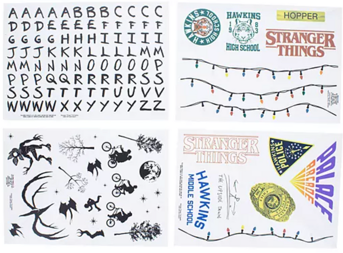 Stranger Things Gadget Decals