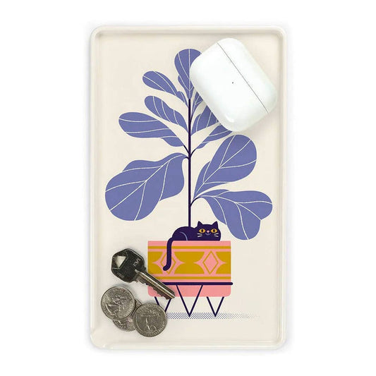 Fred & Friends Super Useful Tray featuring a playful Lee Cat design, made of durable material for versatile use.