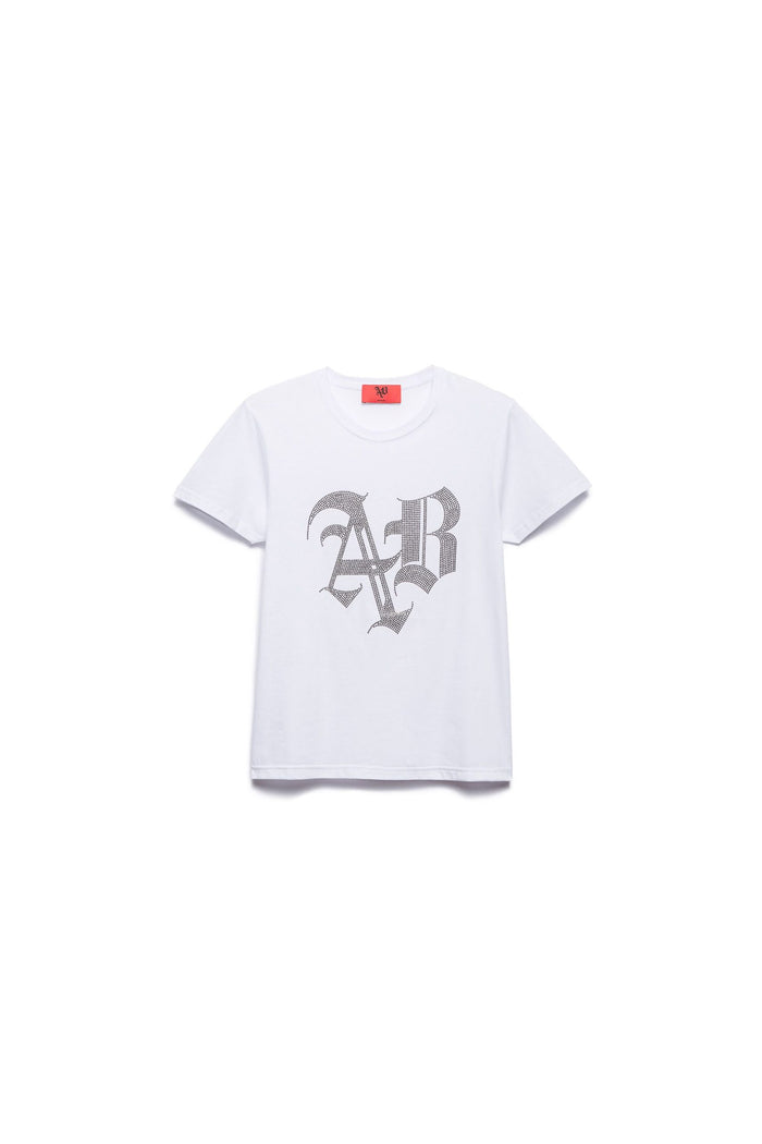 T-Shirt Ab Stud Bianca – Aniye By