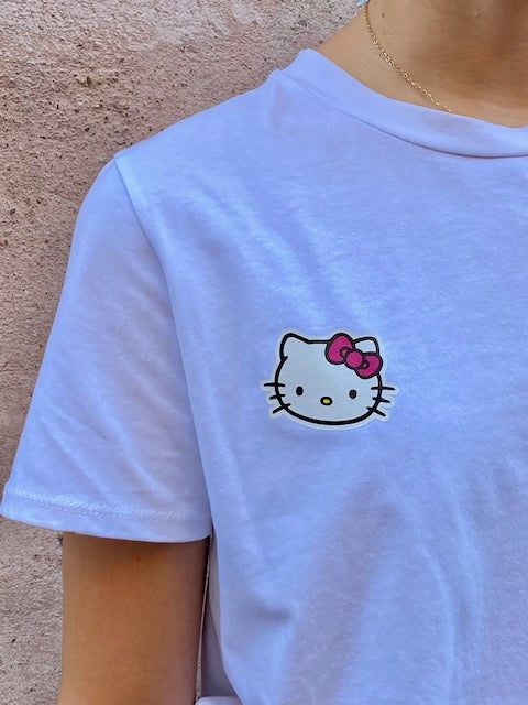 T-Shirt Hello Kitty Bianca GLM COUTURE