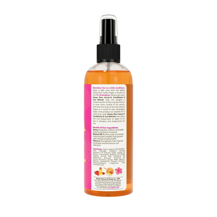 TALIAH WAAJID Natural Honey Dew Leave-In Conditioner & Curl Refresh 12oz