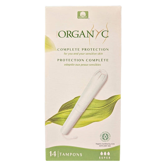 Organyc Beauty Tampons W/applicator Super 14-Pack