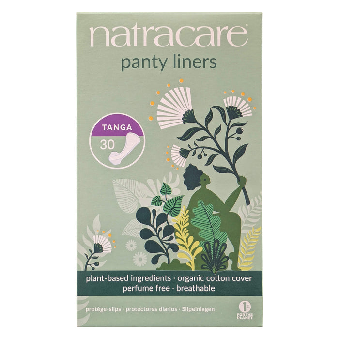 Package of Natracare Tanga Panty Liner 30-Pack