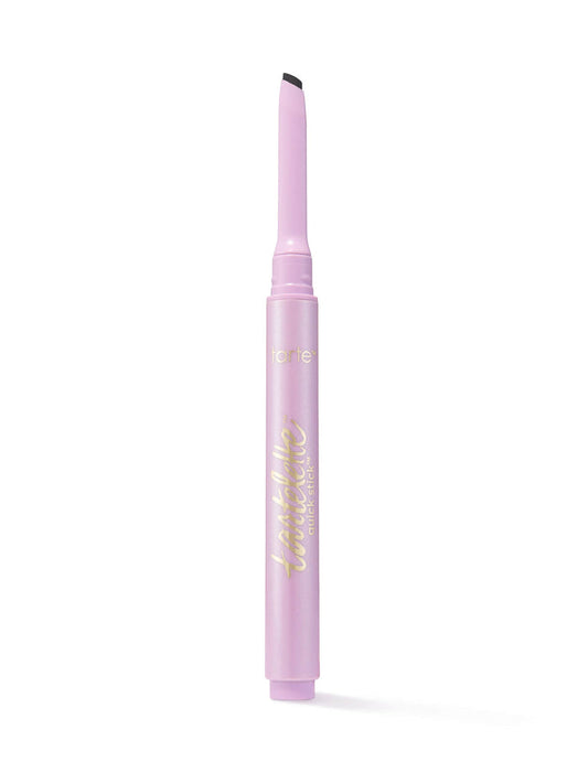 Pink eyeliner pen with black cap on a white background