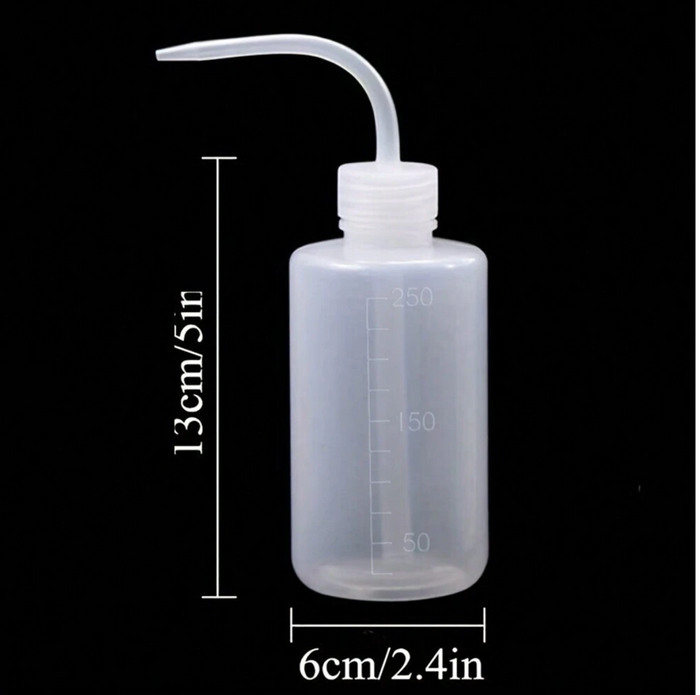 Tattoo Wash Bottle 250ml | 8oz Water Squirt Bottle