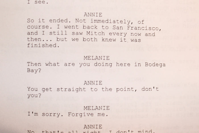 The Birds Movie Script