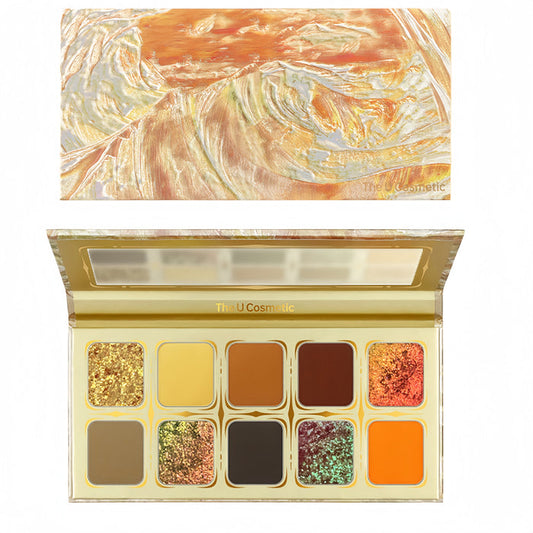 THE U COSMETICS Dusk Sands 10-Color Chameleon Eyeshadow Palette (3.0) T5631