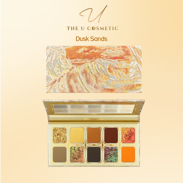 THE U COSMETICS Dusk Sands 10-Color Chameleon Eyeshadow Palette (3.0) T5631