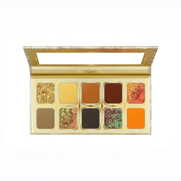 THE U COSMETICS Dusk Sands 10-Color Chameleon Eyeshadow Palette (3.0) T5631