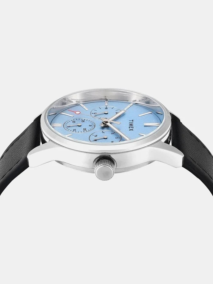 Timex Brass Dial & Leather Strap Watch - TWEG25514