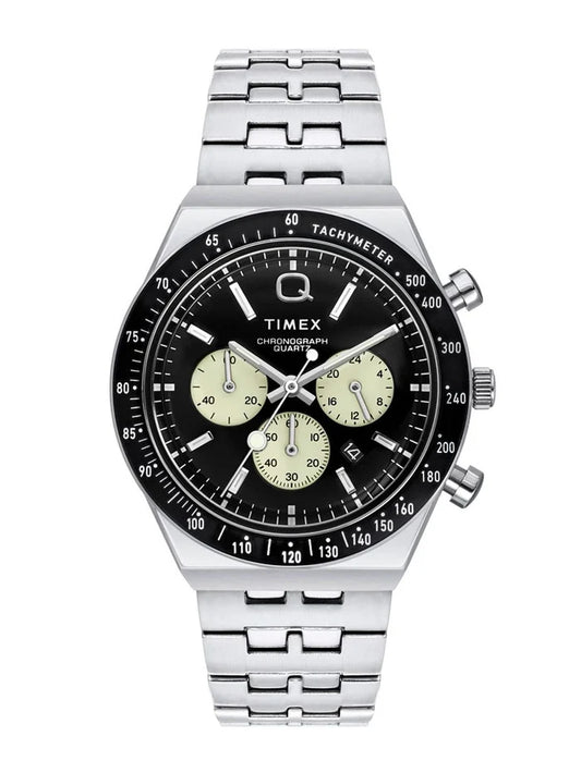 Timex Q Round 21mm Black Dial Analog Watch - TWEG26402