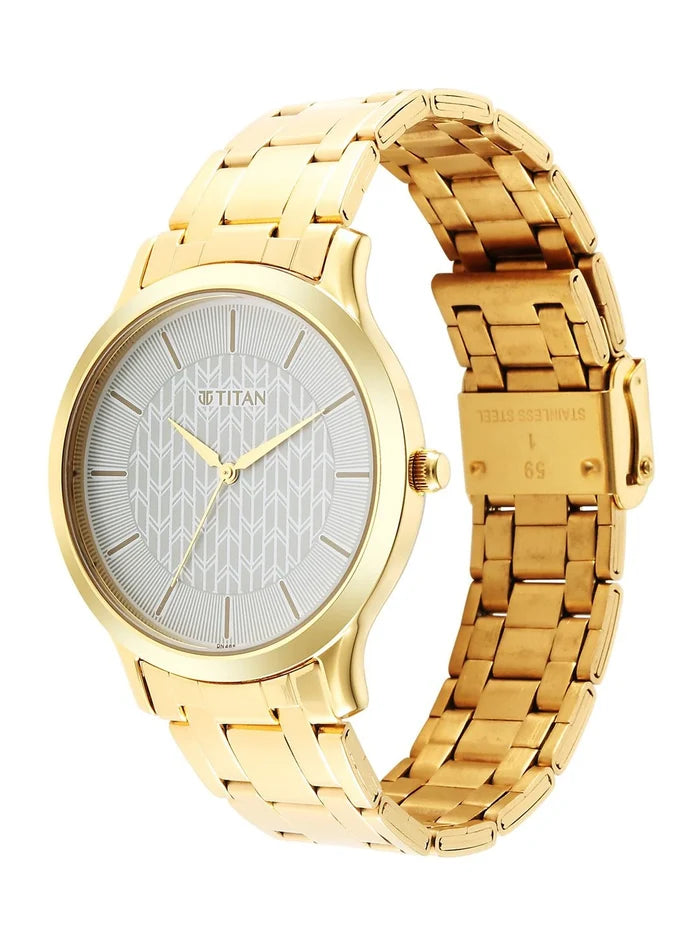 Titan Karishma Radiance Quartz Analog With White Dial Watch - NT1825YM06
