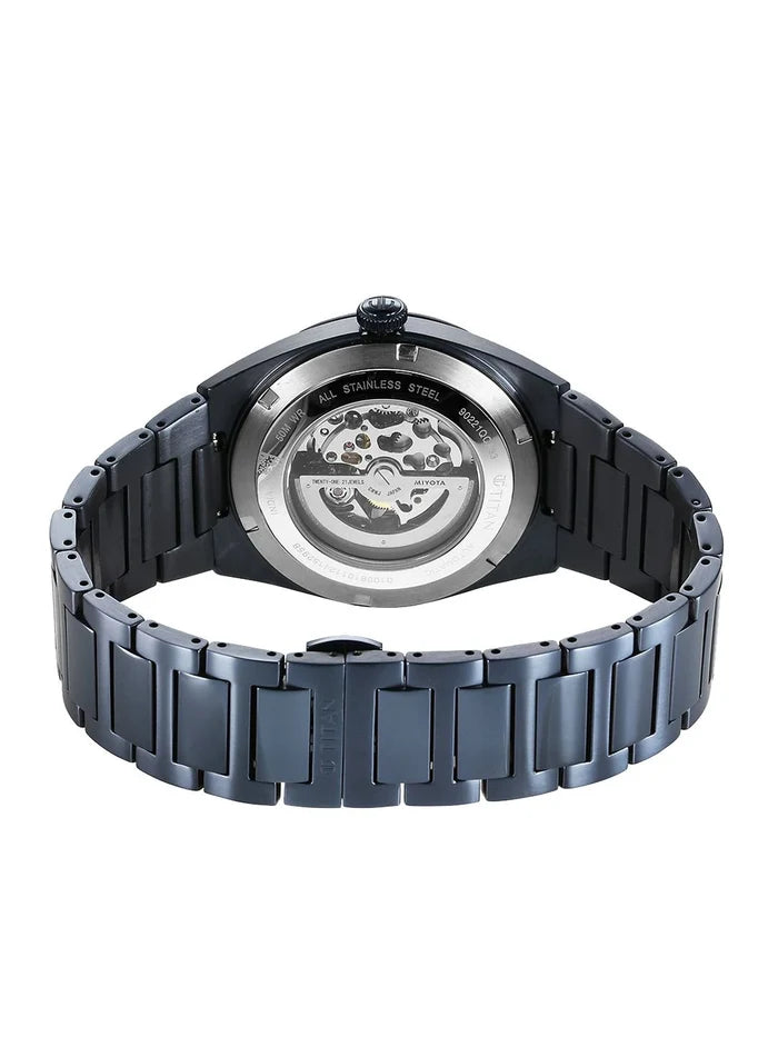 Titan Skeleton Bracelet Style Strap Analogue Automatic Motion Powered Watch - 90221QM03