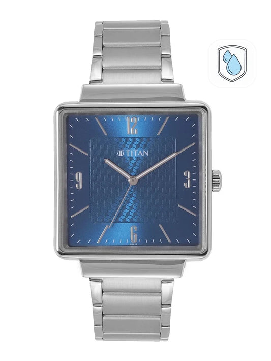 Titan Stainless Steel Bracelet Style Strap Analogue Watch - NR10005SM01