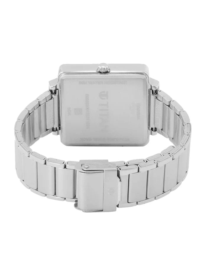 Titan Stainless Steel Bracelet Style Strap Analogue Watch - NR10005SM01