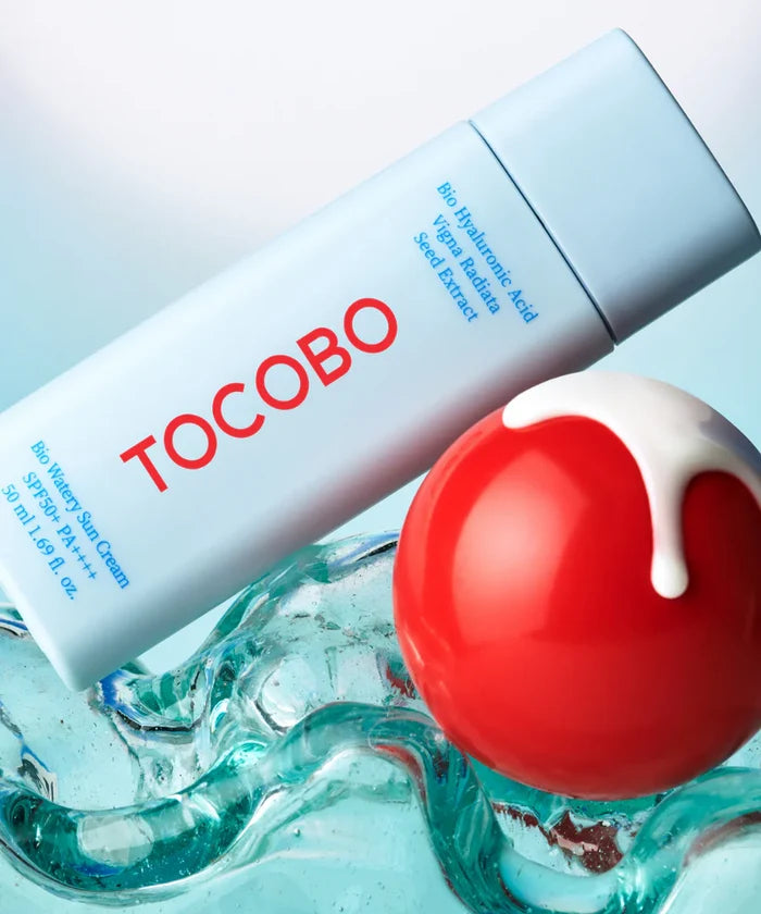 TOCOBO Bio hyaluronic acid Watery Sun Cream SPF50 PA++++ واقي الشمس المائي الكيميائي الشفاف من توكوبو