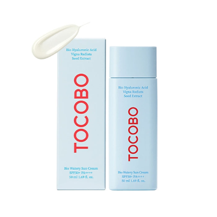 TOCOBO Bio hyaluronic acid Watery Sun Cream SPF50 PA++++ واقي الشمس المائي الكيميائي الشفاف من توكوبو