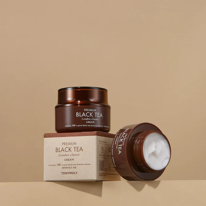 TONYMOLY Premium Black Tea London Classic Cream كريم الشاي الاسود النباتي للبشرة