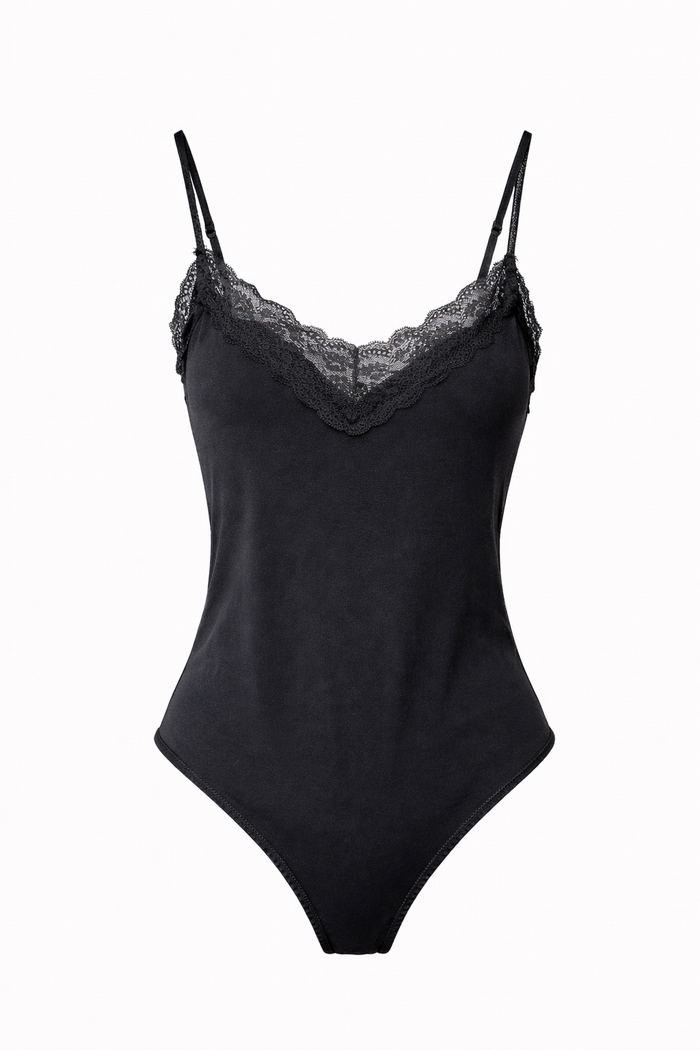 Top Body V Pizzo - Glm Couture