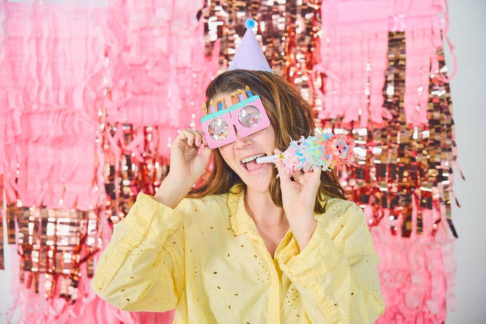 Top Off The Fun Mini Glitter Party Hats Set