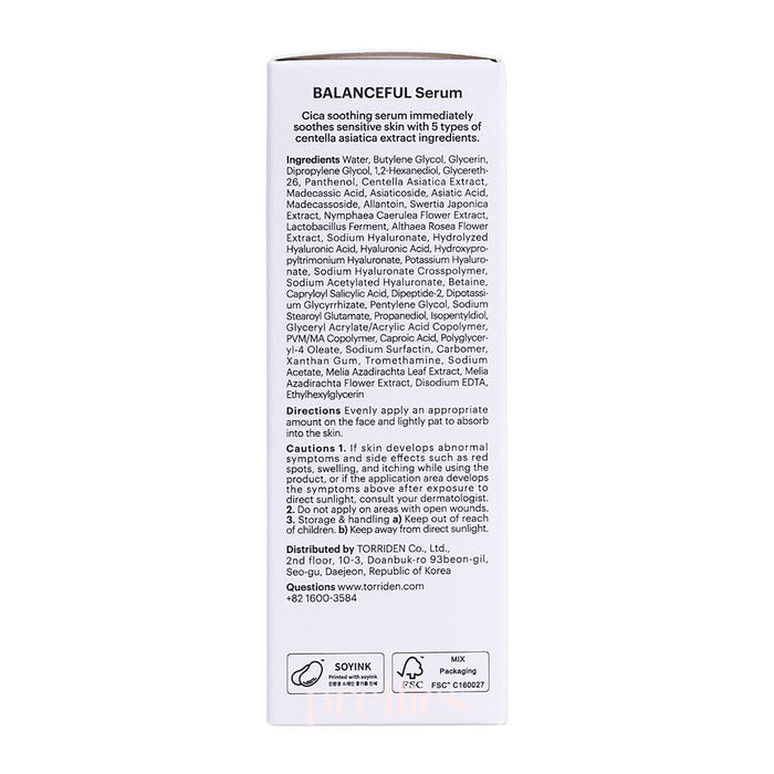 Torriden Balanceful Cica Serum 50ml