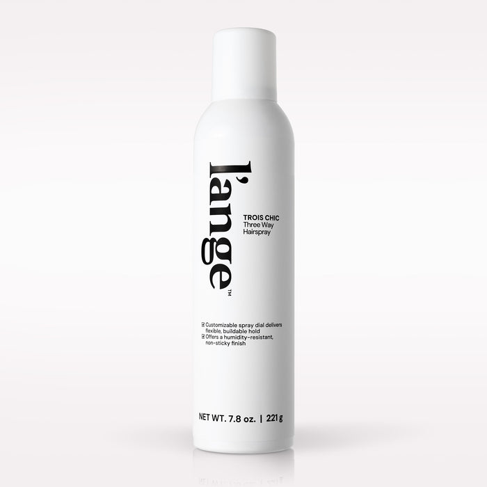 L’ange Trois Chic Three Way Hairspray on a blank background