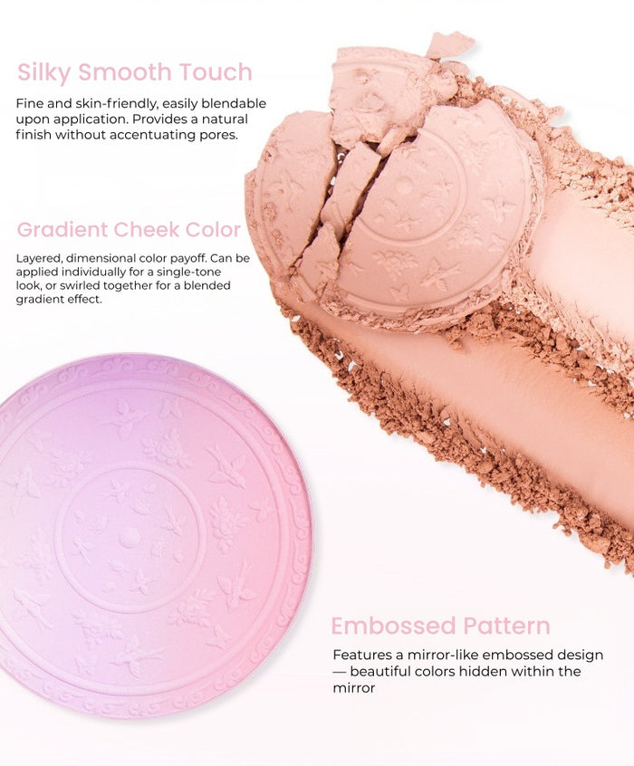Truth'Key Birds & Blossoms Gradient Blusher Palette T5791