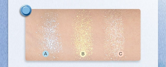 Truth'Key Golden Mountain at Sunrise Tri-Color Highlighter Cream T5790