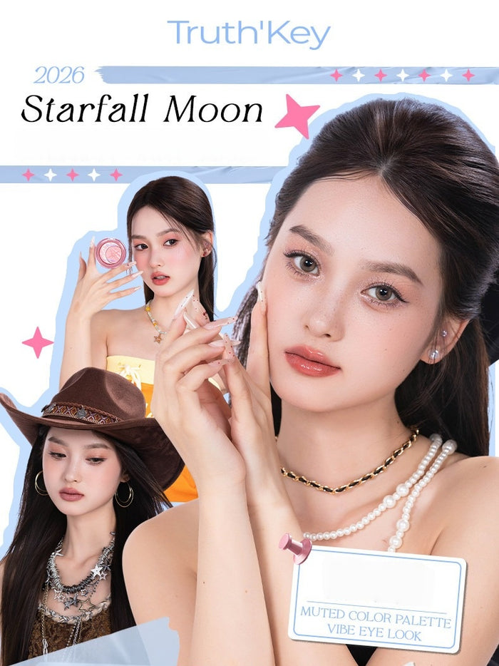 Truth'Key Starfall & Moon Dual-Color Eyeshadow Palette T5793