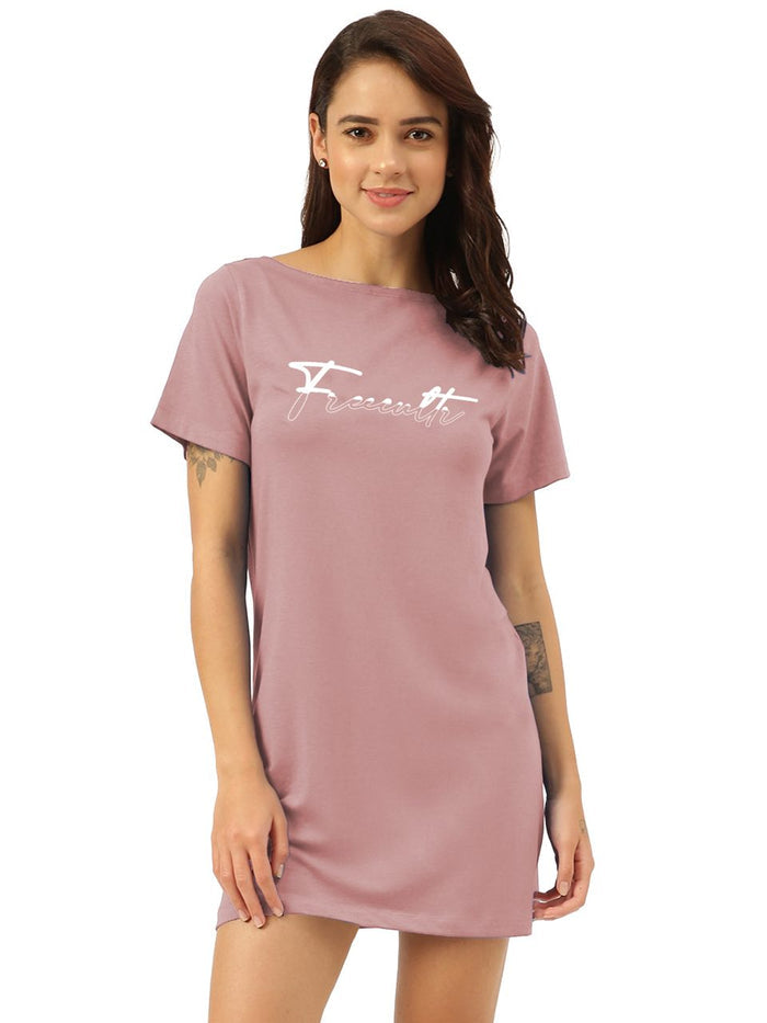 Twin Skin Women's T-shirt Dress (Pack of 1)