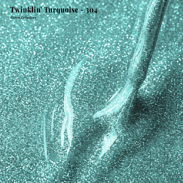 Twinklin' Turquoise  - 304 - Lacquer Polish