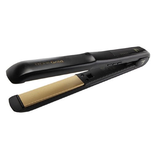 Tyche Gold Double Coated Gold Ceramic Flat Iron - ikatehouse