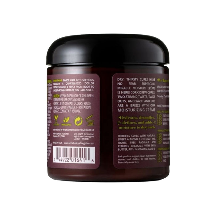 Uncle Funky's Daughter Supercurl Miracle Moisture Creme 8oz